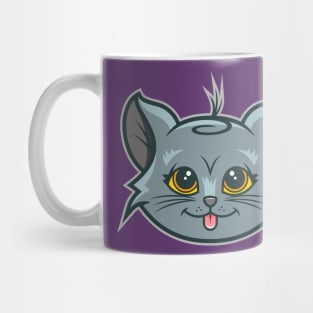 Gray Kitty Kat Mug